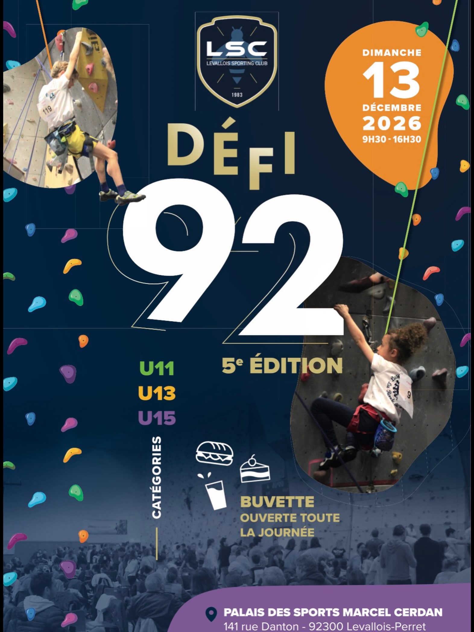 Première étape des Défi 92 2026-2027 pour les jeunes. Les inscriptions se font en ligne pour les en…