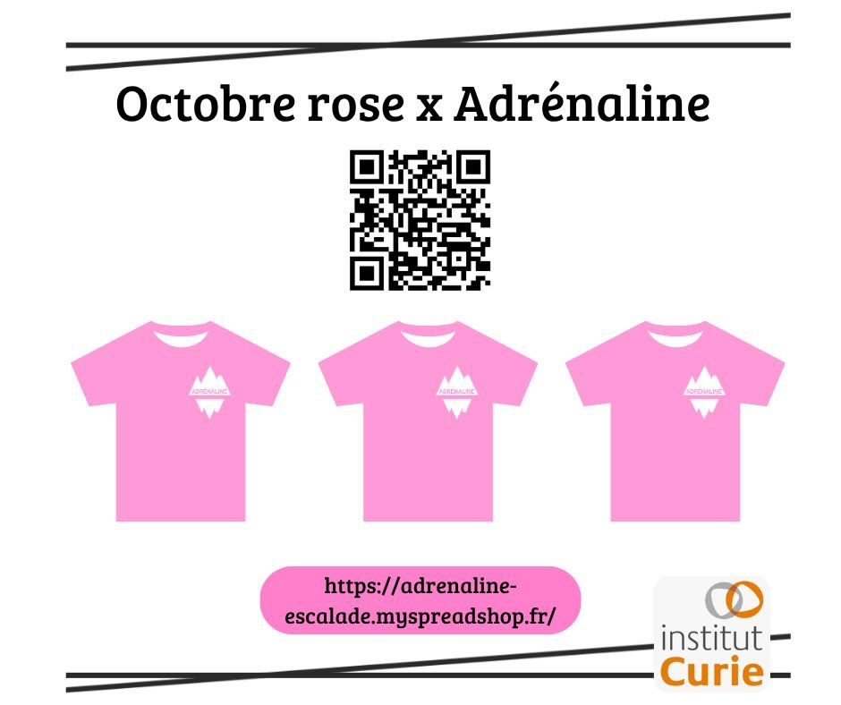 🩷 Les bénéfices de cette vente seront reversés à l’institut Curie. Série limitée jusqu’au 31/10.